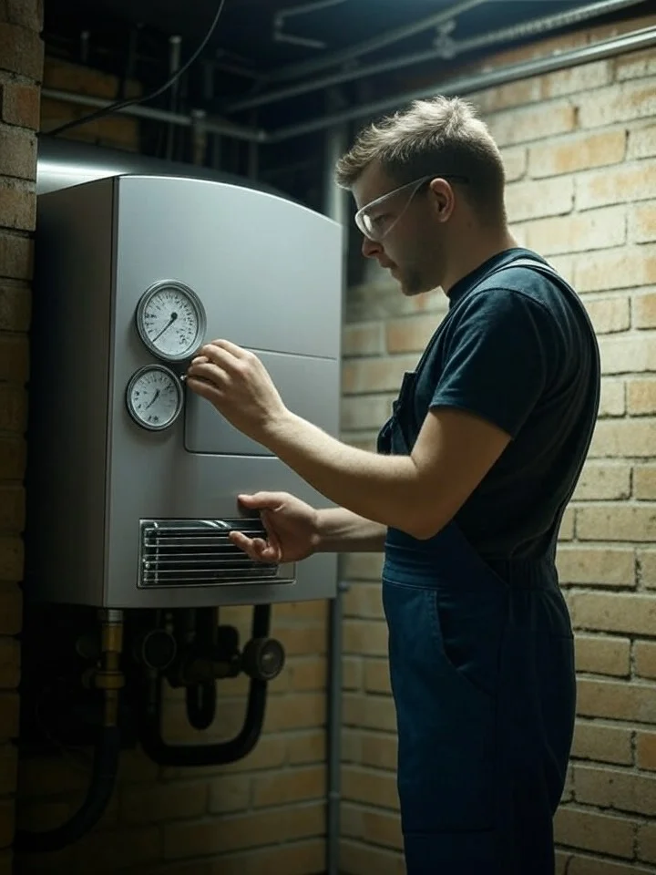 Centrale verwarming — detail