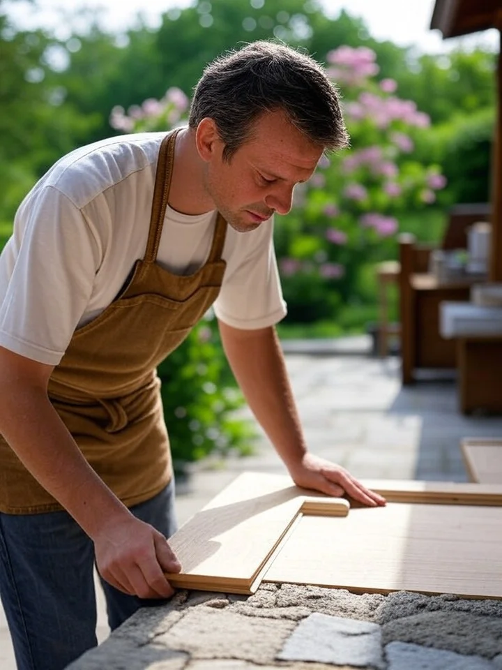 Terras & oprit — detail