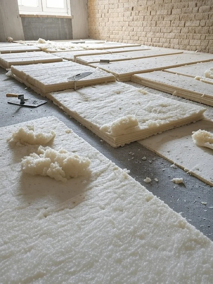 Vloerisolatie — detail